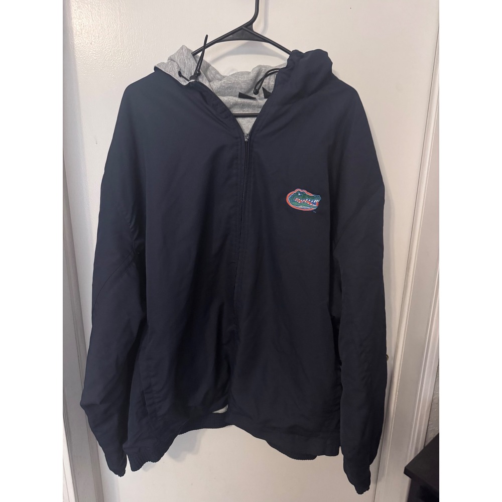 Gear For Sports Florida Gators Windbreaker Jacket Navy Blue XXL Hooded Full Zip